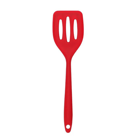 Red silicone kitchen spatula