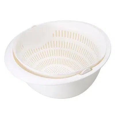 Rotatable colander basket