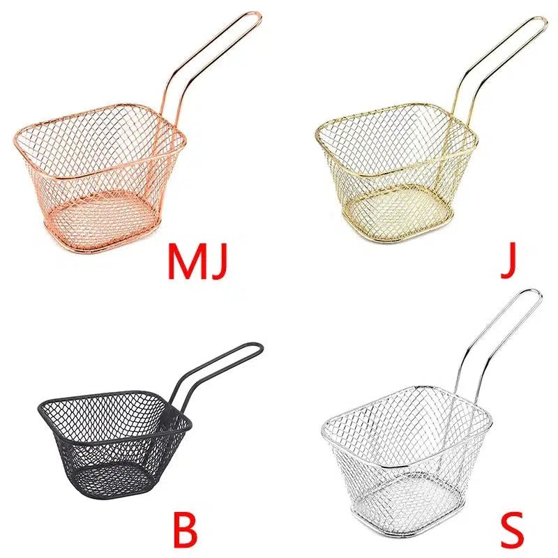 Metal frying basket 