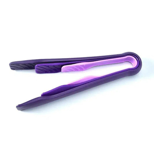 Non-slip plastic food tongs 