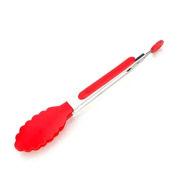 Red Food Grade Silicone Tongs