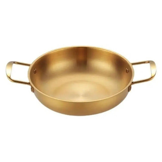 Stainless steel gold cooking pot