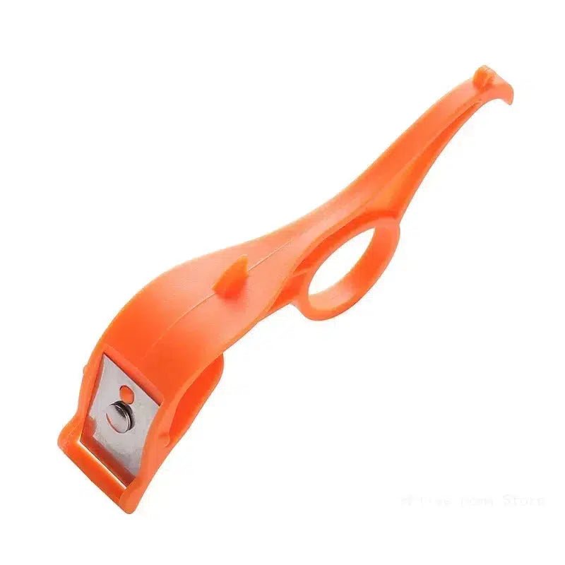 Stainless steel fruit peeler