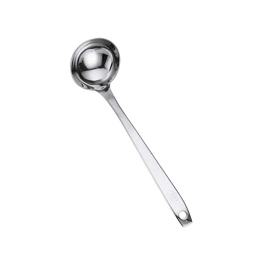 silver soup ladle