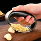 Stainless steel garlic crusher