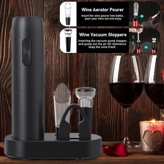 Electric wine bottle opener