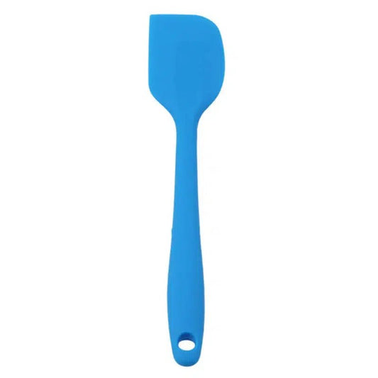 Blue silicone spatula