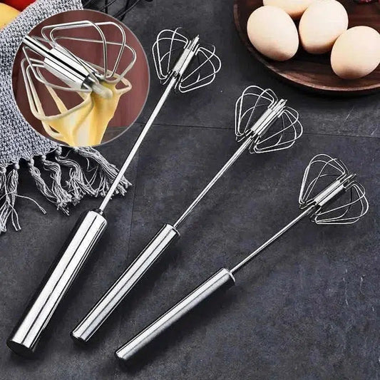 Stainless steel semi automatic whisk